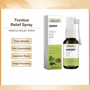 Ximonth Spray Soulagement Acouphènes Liquide Soin Oreilles Herbes Élimination Cérumen Nettoyage Portable Soin Personnel Quotidien