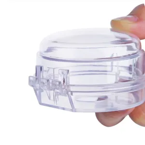 Transparent plastic gas stove knob safety cover child lock dustproof protective switch guard