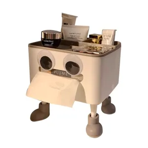 Jolie boîte à mouchoirs de bureau organisateur créatif de stockage mignon pour le salon