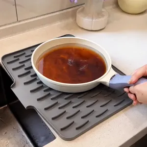 Tappetino Sgocciolatoio Cucina Silicone Isolamento Termico Antiscivolo Pentola