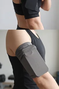 Fascia da braccio sportiva per corsa, universale per smartphone grandi, borsa fitness anti-rimbalzo.