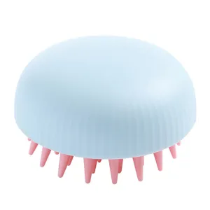 Silicone Scalp Massager Shampoo Brush Soft Bristles Head Massager Hair Scalp Cleaner For Shower Bath Hair Care Tool