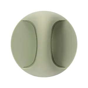 Green round self adhesive door handle for drawer cabinet punch free plastic pull knob