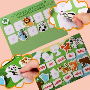 Quiet book toddler early education busy book sensory sticker montessori toys for kids