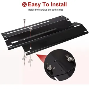 Universal adjustable grill heat plate stainless steel replacement parts for outdoor BBQ use.