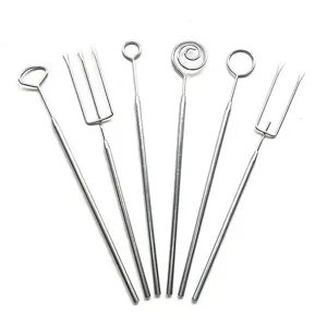 Edelsstahl Pralinengabeln Set, Schokoladengabeln und Kuchengabeln für Backzubehör Küche.