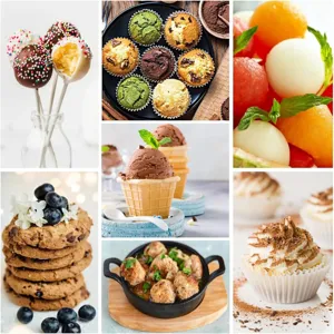 Edelstahl Eiskugelstoeffel Fruchtkugelformer gewerbliche Kuechenhelfer fuer Desserts.