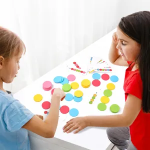 Montessori color matching learning card game toy set for toddlers early education development