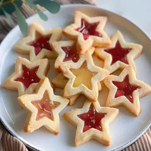 Star cookie cutter set for baking, stainless steel biscuit molds for Christmas pastry.