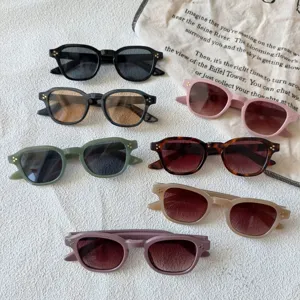 Retro Small Frame Sunglasses For Women Men Fashion Trendy Vintage Square Sun Glasses UV400 Protection Eyewear