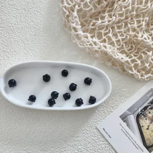 Ancient glass strawberry fruit beads diy hair accessories craft supply for jewelry making