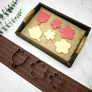Stainless steel cookie cutter set baking mold for DIY fondant pastry kitchen biscuit tools