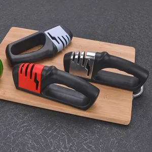 Multi-functional kitchen knife sharpener ergonomic design fast sharpening tool for home cooking