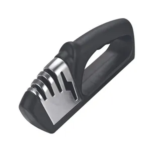 Professional manual multi-function knife sharpener for kitchen cooking and scissors