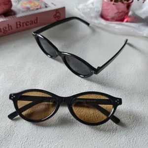 Retro kleine ovale Sonnenbrille für Damen und Herren, stylische Vintage Sonnenbrille Outdoor.