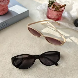 Gafas de sol ojo de gato retro Y2K para mujer, gafas vintage elegantes para moda urbana diaria.