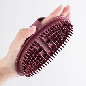 Silicone Meridian Massage Brush Body Slimming Scraping Brush Anti Cellulite Brush For Back Body Relax Pain Relief Health Care Tool