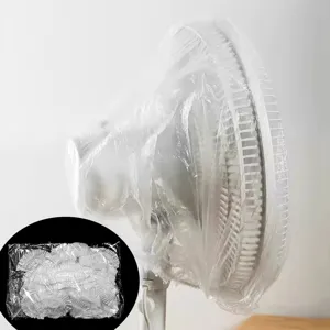Disposable electric fan dust cover transparent waterproof protective film daily storage bag