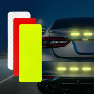 Adesivi riflettenti per auto strisce di avvertimento notturno per veicolo moto camion.