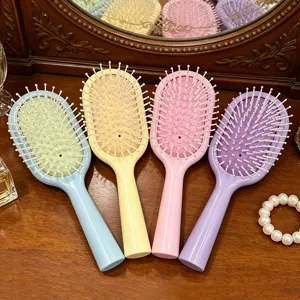 Cute student air cushion hair brush, portable massage comb for fluffy long hair daily use