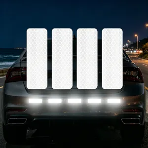 Adesivi riflettenti per auto strisce di avvertimento di sicurezza nastro ad alta visibilità.