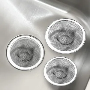 RVS gootsteen zeef mand haarvanger filter voor badkamer wasbak afvoer in de keuken