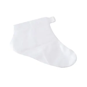 Einweg Kunststoff Fussabdeckung transparente feuchtigkeitsspendende Spa Socken fuer Fuesse