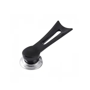 Standing swallowtail pot lid handle replacement, universal anti-scald kitchen cookware accessory.