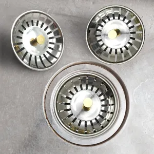 Panier de passoire d'évier de cuisine en acier inoxydable pièces de rechange.