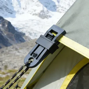 Multifunktionale Zeltklemme Windseil Schnalle fuer Outdoor Camping Sonnensegel Netz