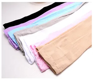 Mangas de protección solar de seda de hielo transpirable para ciclismo al aire libre multicolor