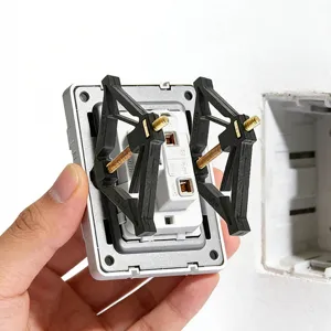 Switch cassette repair device wall box loose panel support rod fixing tool detail view