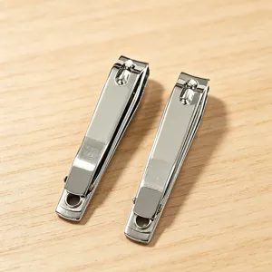 Stainless Steel Nail Clipper With Nail File Large Portable Anti Splash Fingernail Clippers Manicure Tool