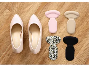 T-shaped sponge high heel cushion inserts, anti-slip half size shoe pads for women shoes detail.