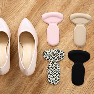 T-shape sponge high heel cushion grips liners heel pads anti-slip half size inserts shoes