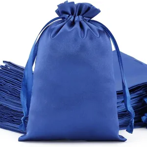 Satijn Trekkoord Pouch Zijde-achtige Geschenkverpakking Tas Snoep Sieraden