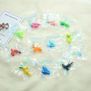 Tappi per le orecchie in silicone multicolore con riduzione del rumore a 3 strati.