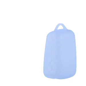 Portable Silicone Toothbrush Cover Travel Protector Case Light Blue Daily Essential
