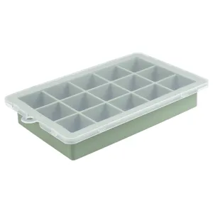 Food Grade Silicone Ice Cube Tray With Lid 15 Grids Round Ice Ball Mold Whiskey Ice Maker Kitchen Bar Tool