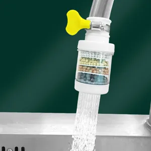 Universal kitchen faucet water filter anti splash shower head saver attachment tap device