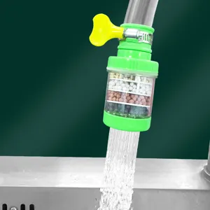 Universal kitchen faucet filter anti-splash nozzle water saver tap extender for home use