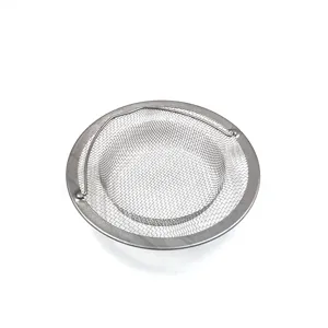 Panier de filtre d'évier de cuisine en acier inoxydable pour déchets et drainage