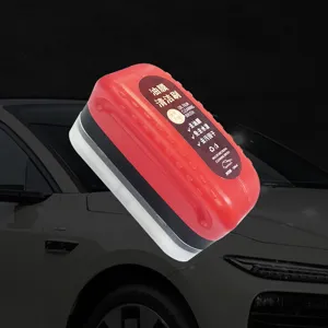 Car windshield oil film cleaning brush 120ml, glass stain remover tool for auto windows and mirrors.