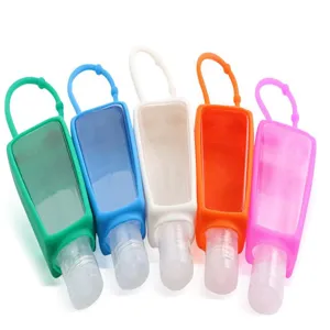 30ml Silikon Reiseflasche Set mit Schlaufe für Handseife nachfüllbarer Behälter Detailansicht