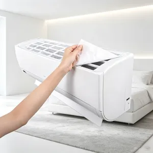 Cotone filtro antipolvere per condizionatore ultra-sottile rete ingresso aria unità domestica