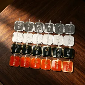 Naadloze acryl boorvrije zelfklevende haken kleurrijke wandmontage huis ophangorganizer set