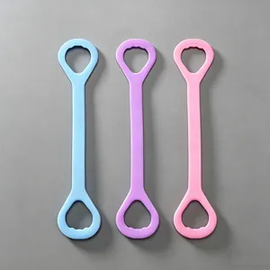 Banda di resistenza a 8 per yoga e fitness, corda di trazione elastica colorata.