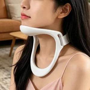 Collier Cervical Ajustable Dispositif de Traction de la Colonne Vertébrale Col de Support Ergonomique pour Correction de Posture Adulte
