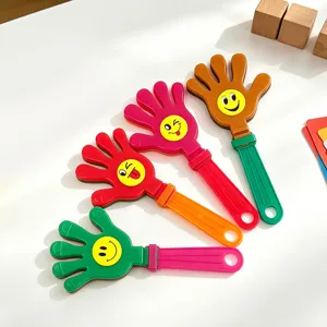 Giocattolo rumoroso con battimani in plastica colorata per concerto festa e celebrazione.