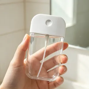Φορητό διαφανές μπουκάλι ψεκασμού 50ml, λεπτός ψεκαστήρας ομίχλης για άρωμα, αλκοόλ και καλλυντικά.